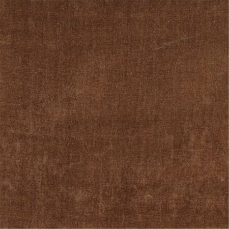 DESIGNER FABRICS 54 in. Wide Light Brown Smooth Polyester Velvet Upholstery Fabric E156